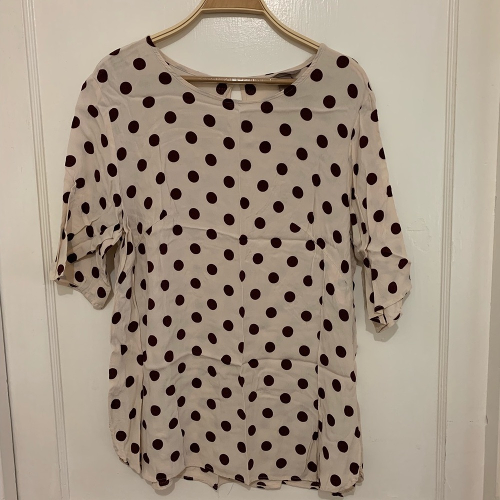 H&M polka dot blouse